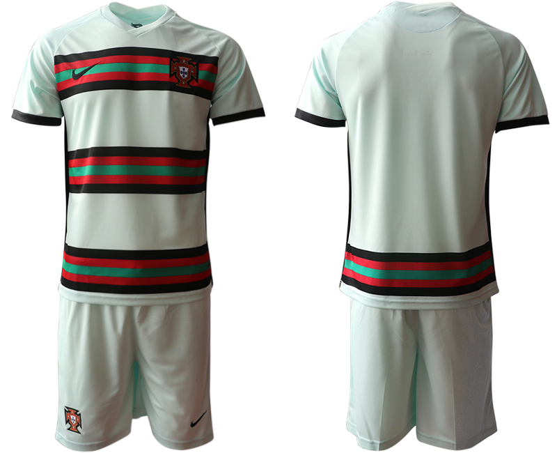 Men 2021 European Cup Portugal away grey Soccer Jersey->portugal jersey->Soccer Country Jersey